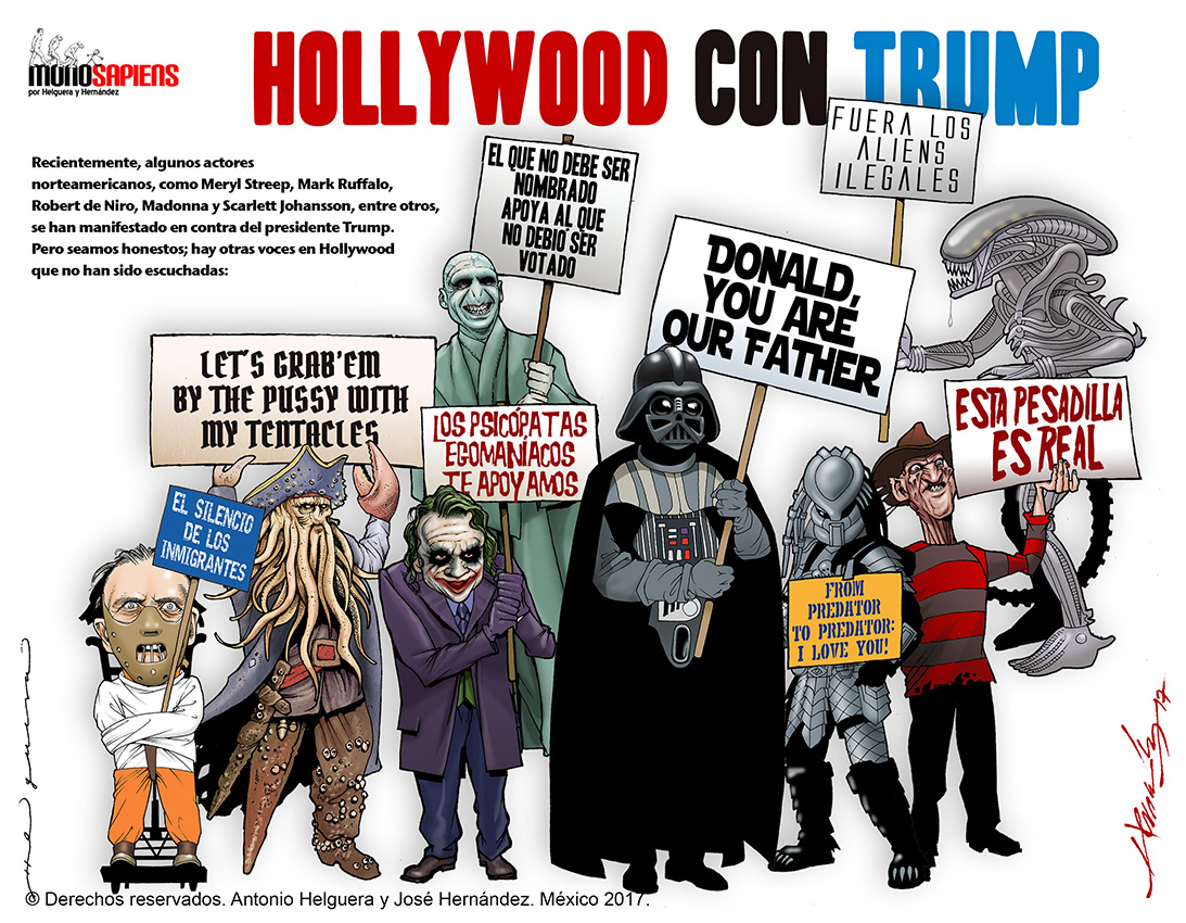 Hollywood con Trump. Domingo 29 de enero de 2017